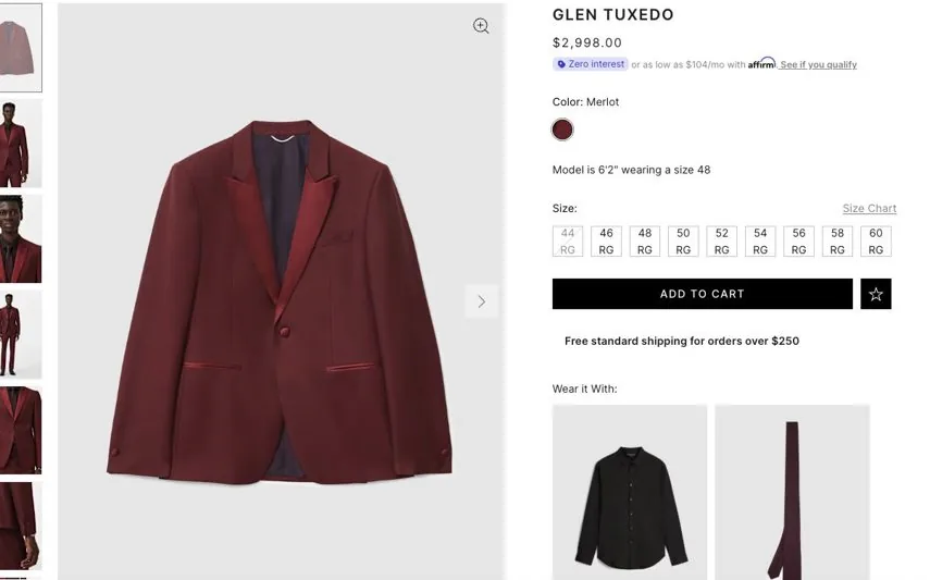 Storefront product page