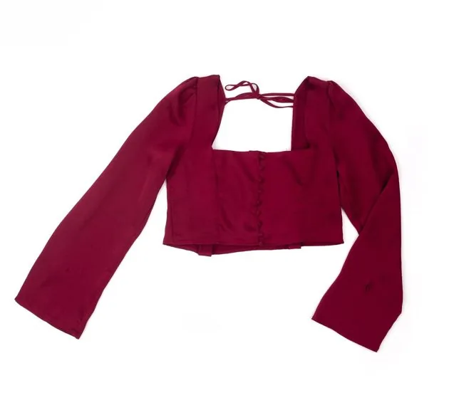 Flat-laid garment