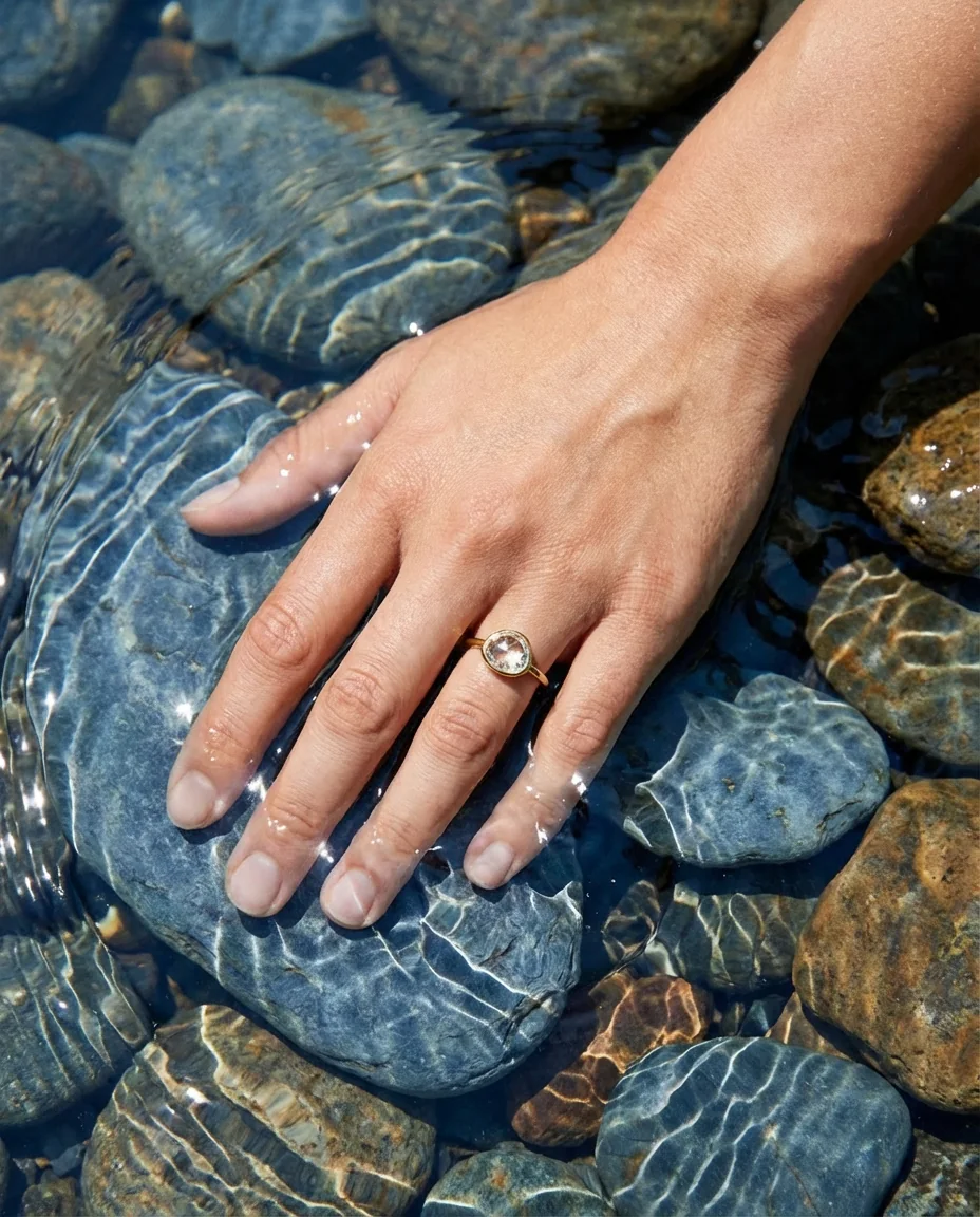 NYC fine-jewelry brand campaign imagery