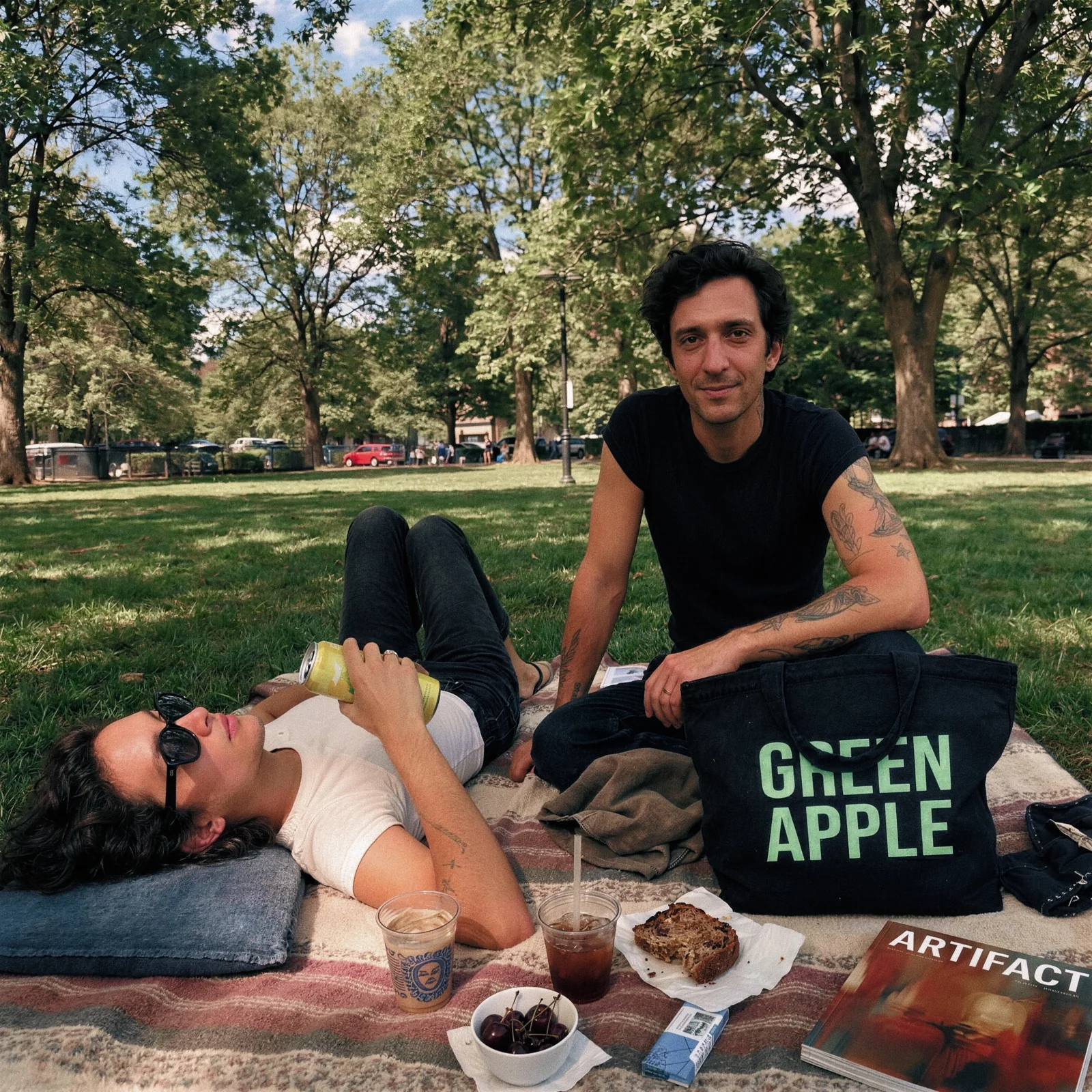 Green Apple Cannabis campaign imagery