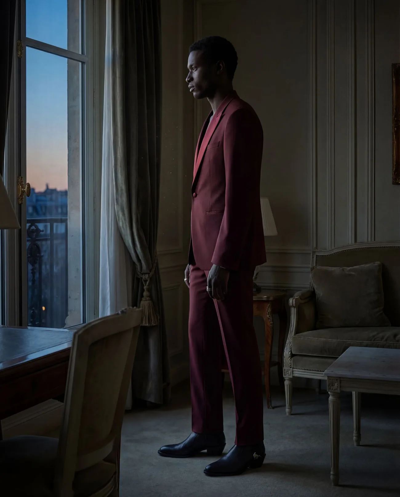 NYC luxury menswear designer campaign imagery