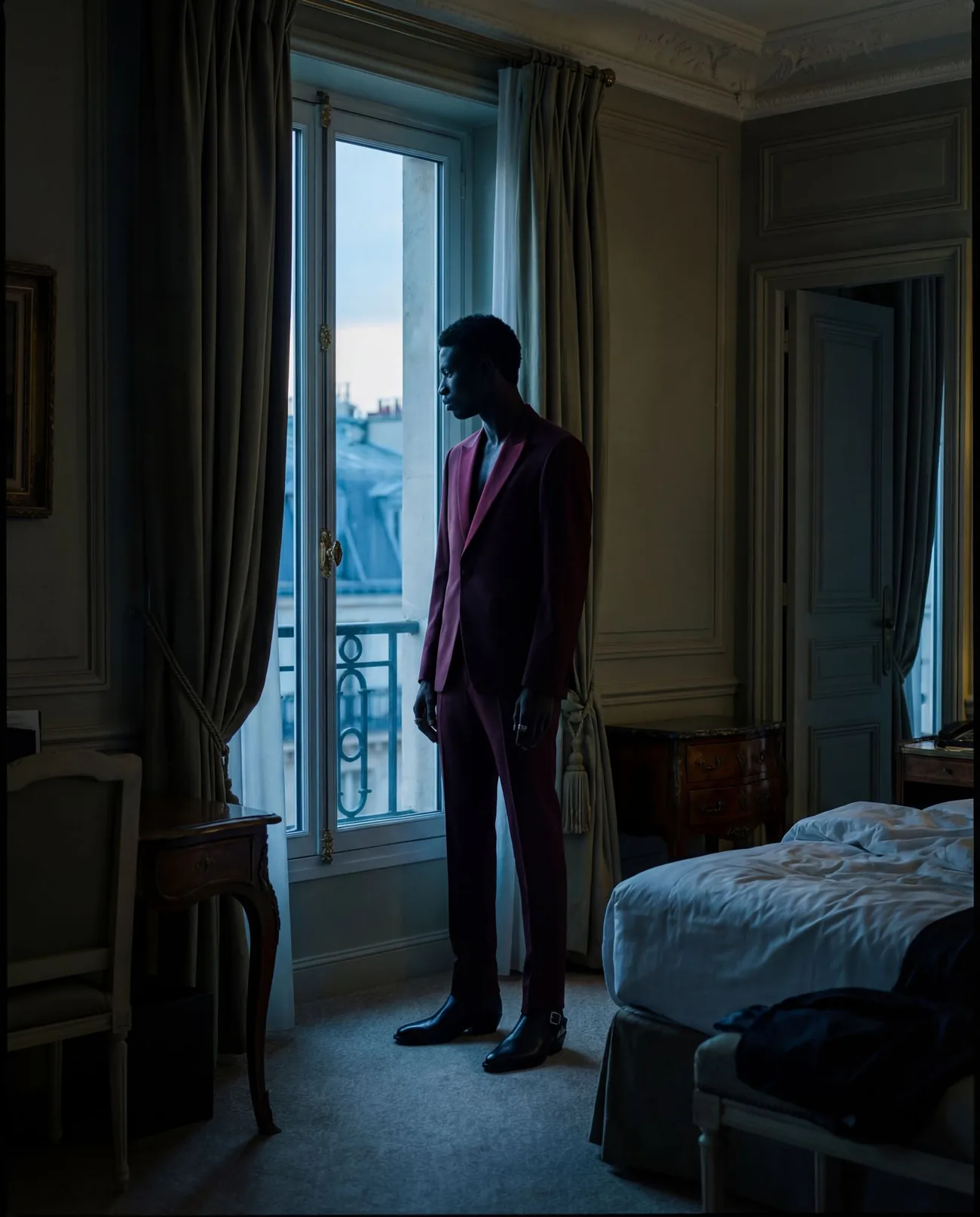 NYC luxury menswear designer campaign imagery